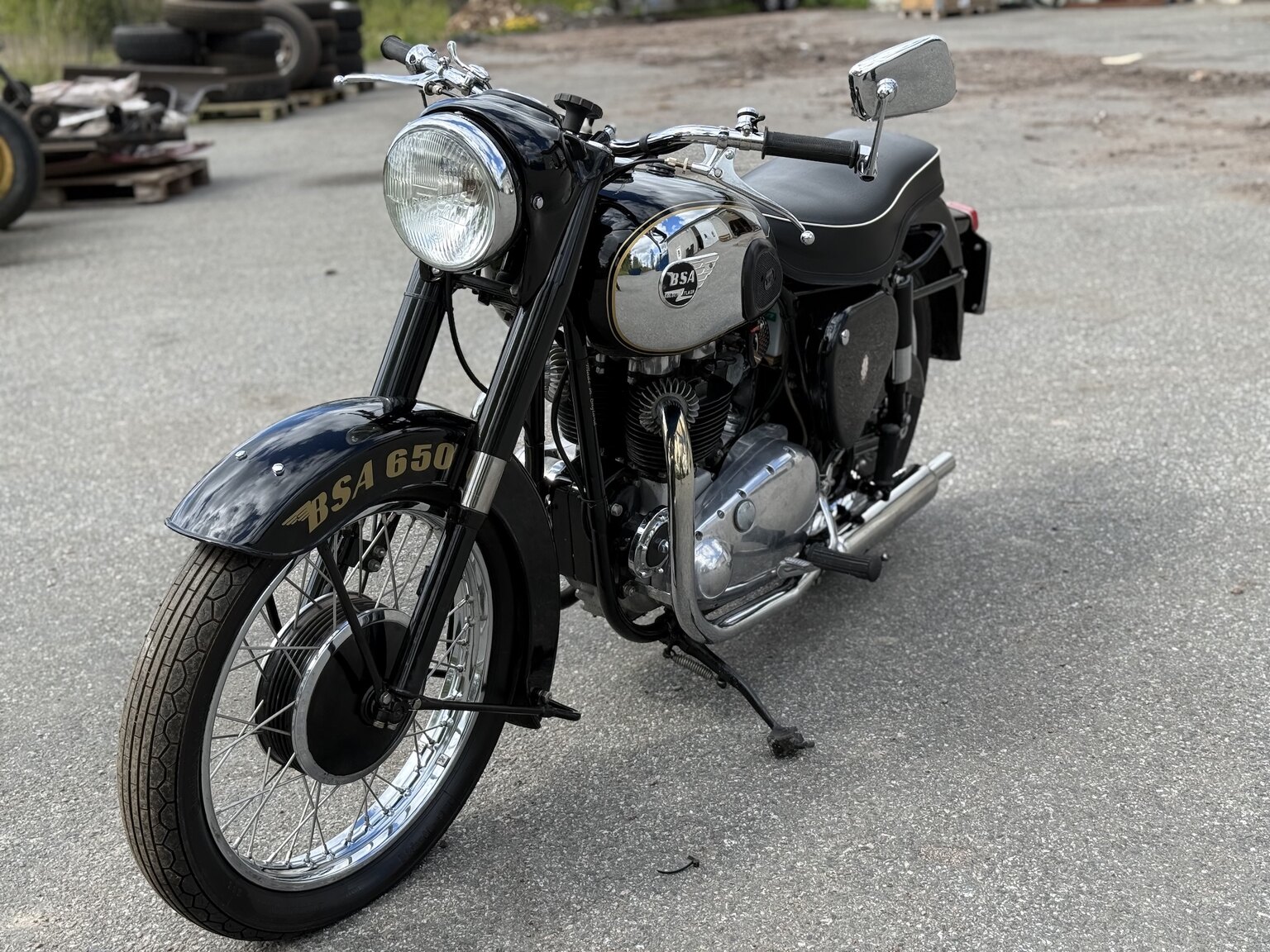 Exterior image of 1956 BSA 650 Golden Flash