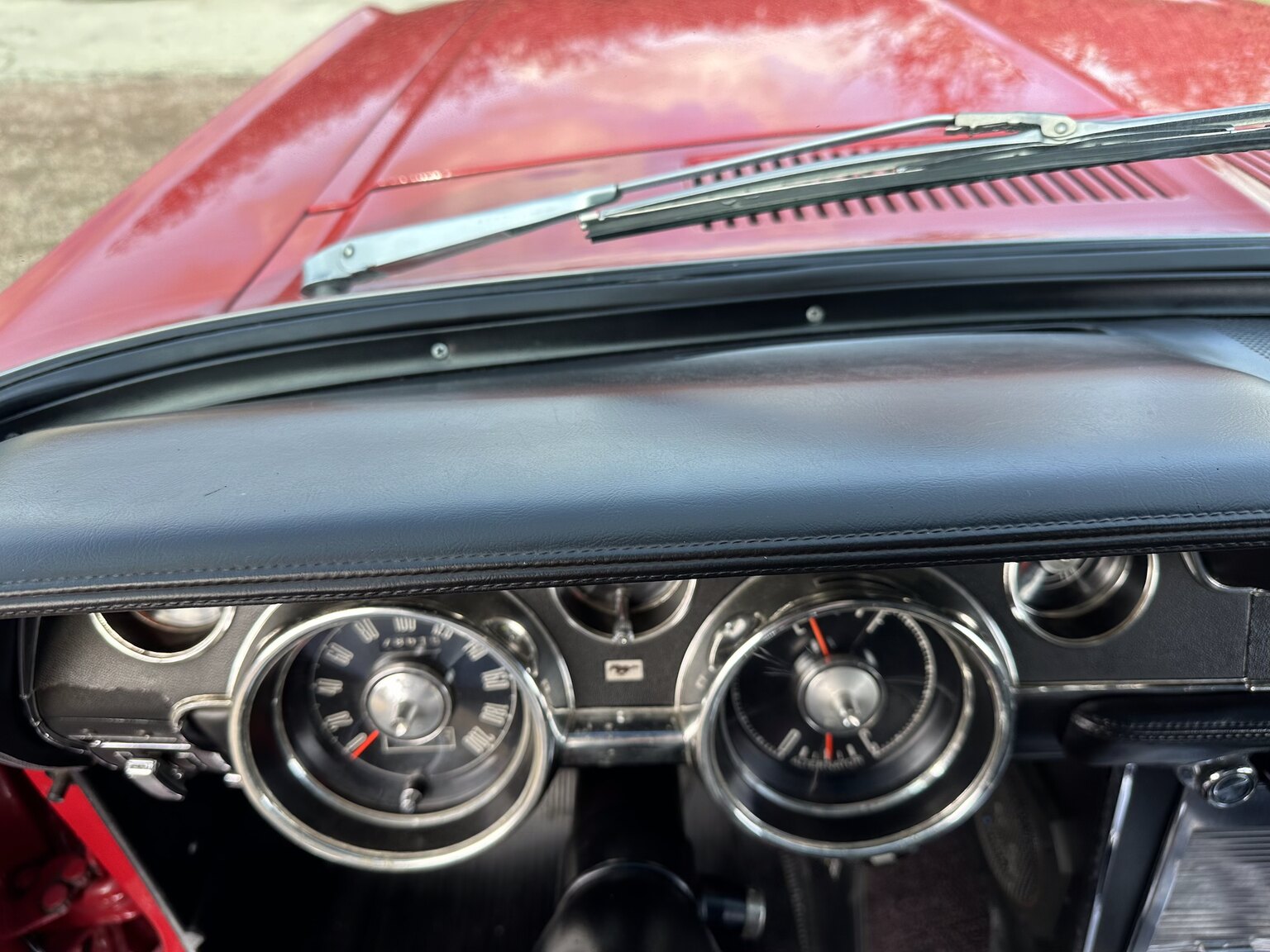 Interiörbild 1968 Ford Mustang Hardtop 3.3