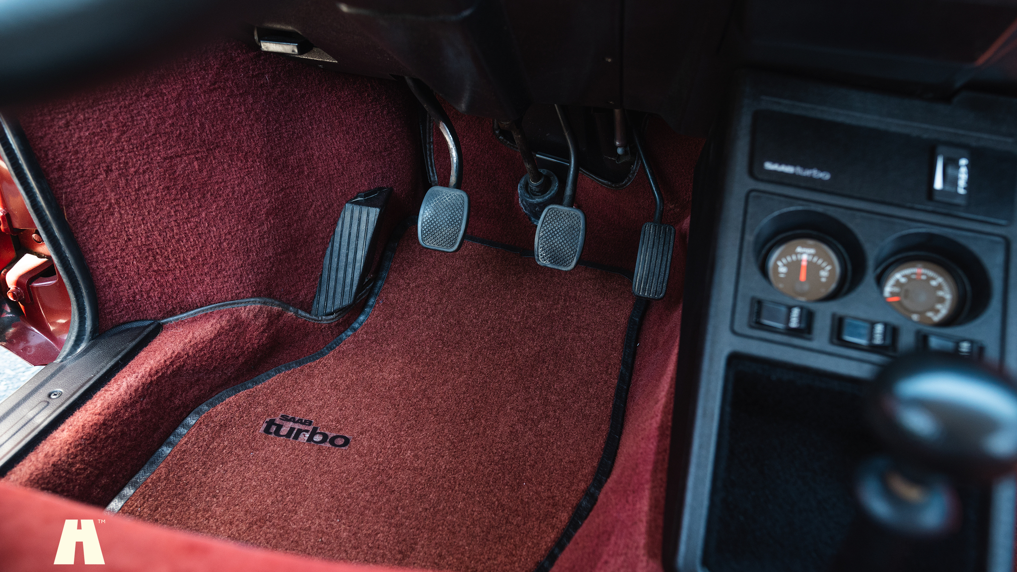 Interiörbild 1980 Saab 99 Turbo unikum