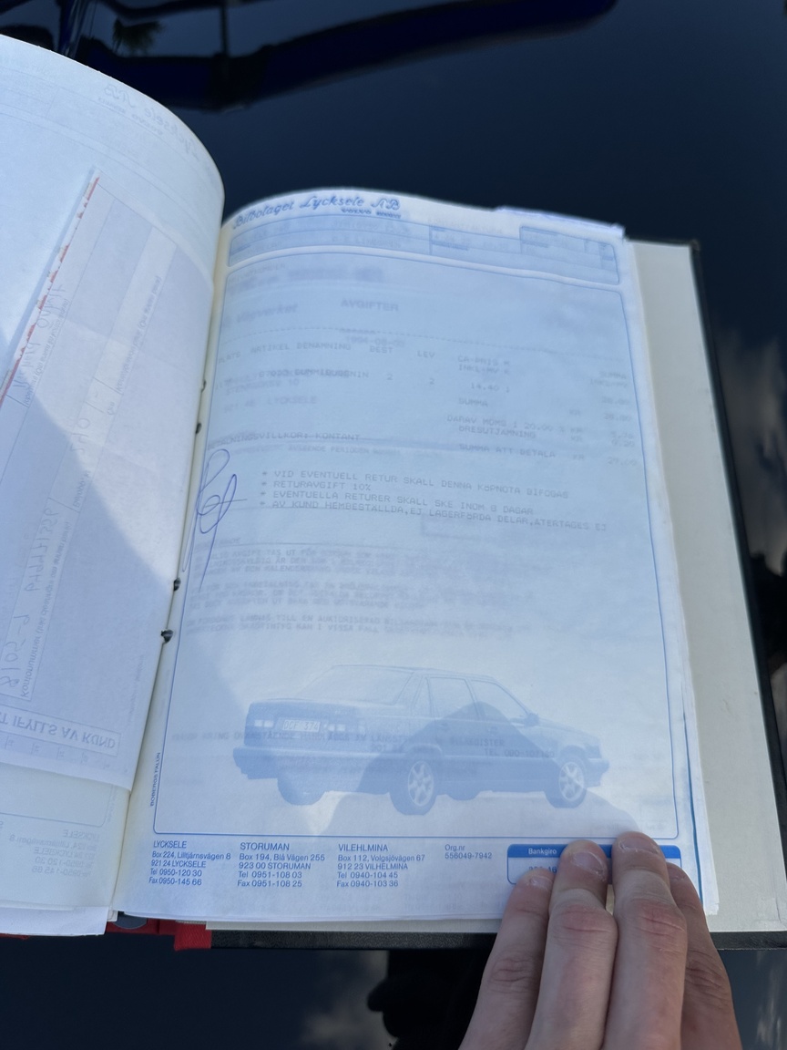 Dokumentation för 1947 Volvo PV 444 1947