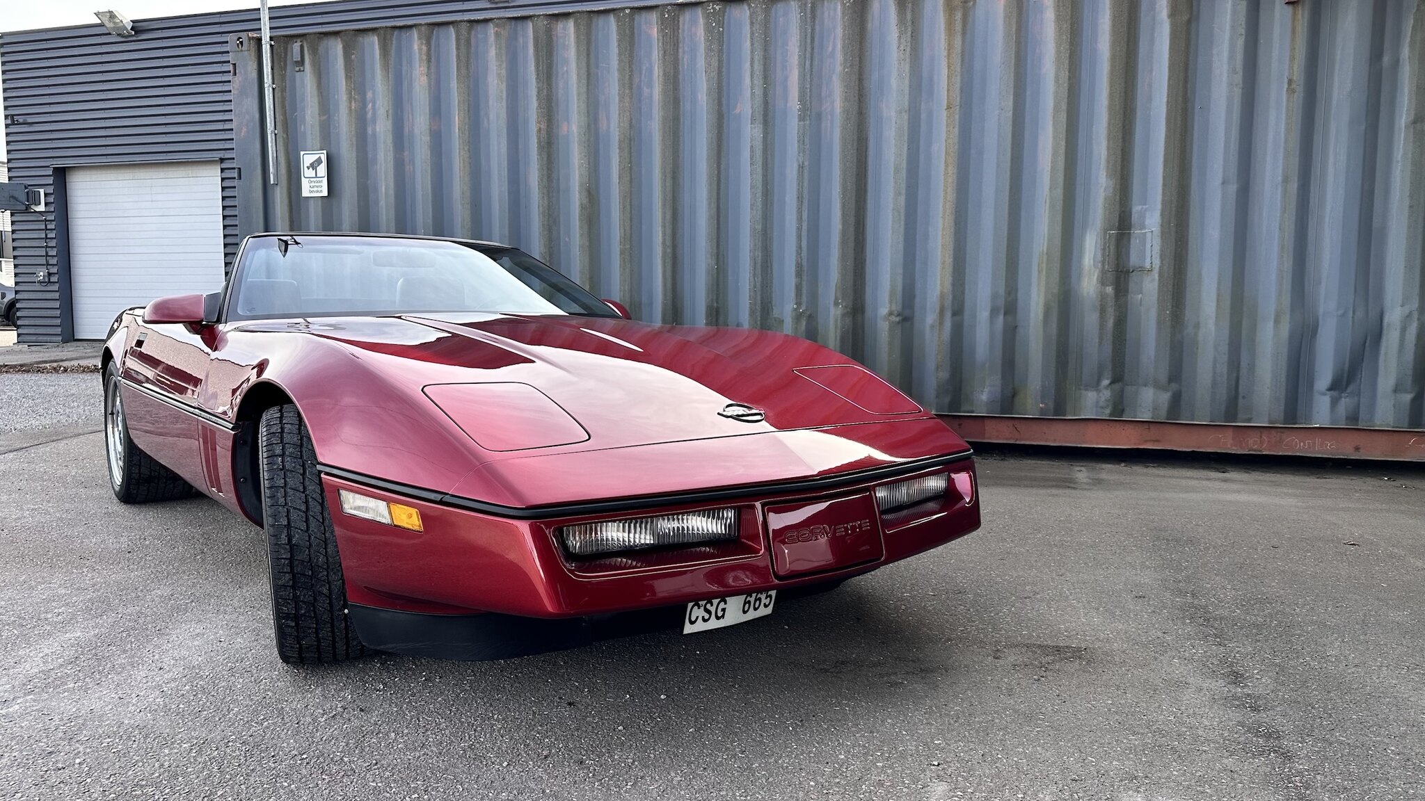 Exteriörbild på 1990 Chevrolet Corvette C4 Cabriolet