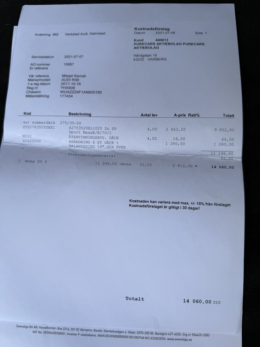 Documentation for 2010 Audi RS6 Avant V10 Quattro