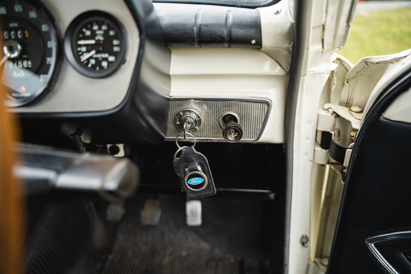 Interiörbild 1963 Ford Cortina Lotus