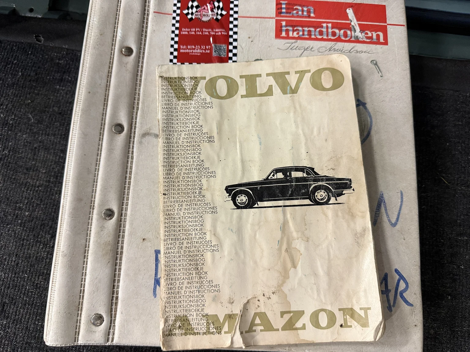 Documentation for 1968 Volvo Amazon 121 P220 (2)