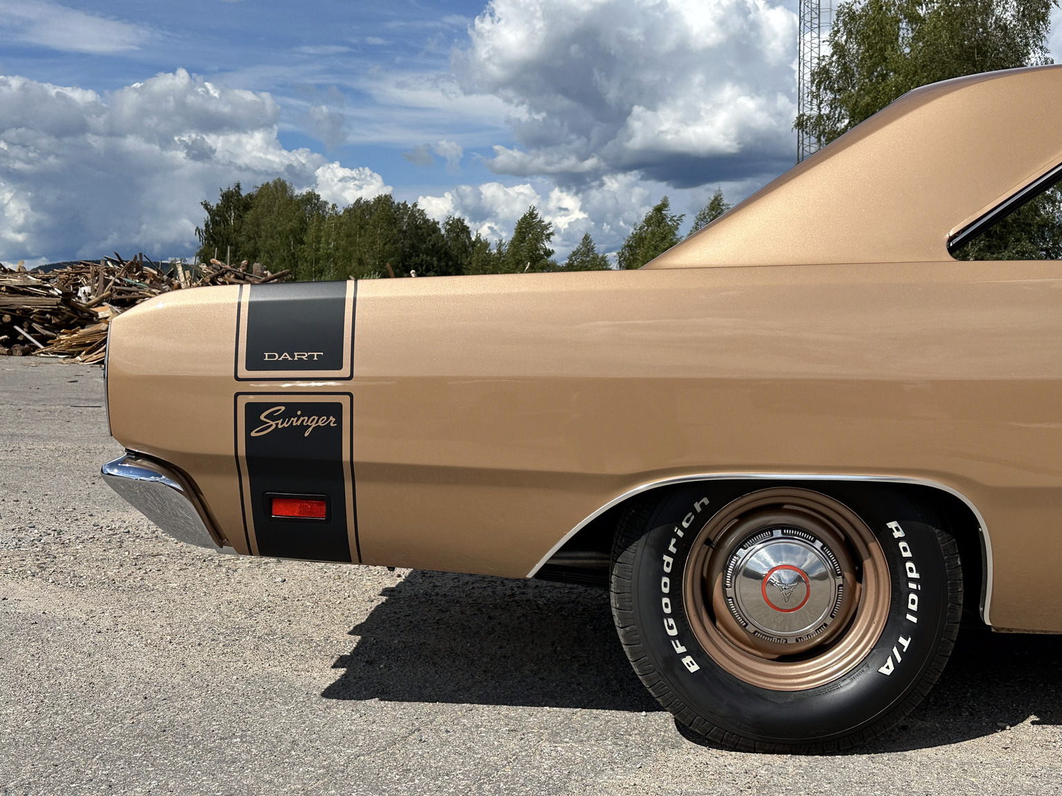 Exteriörbild på 1969 Dodge Dart Swinger 340