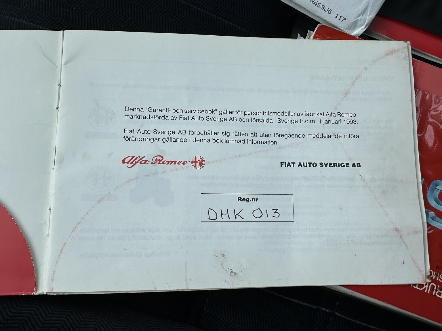 Dokumentation, 1994 Alfa Romeo 164