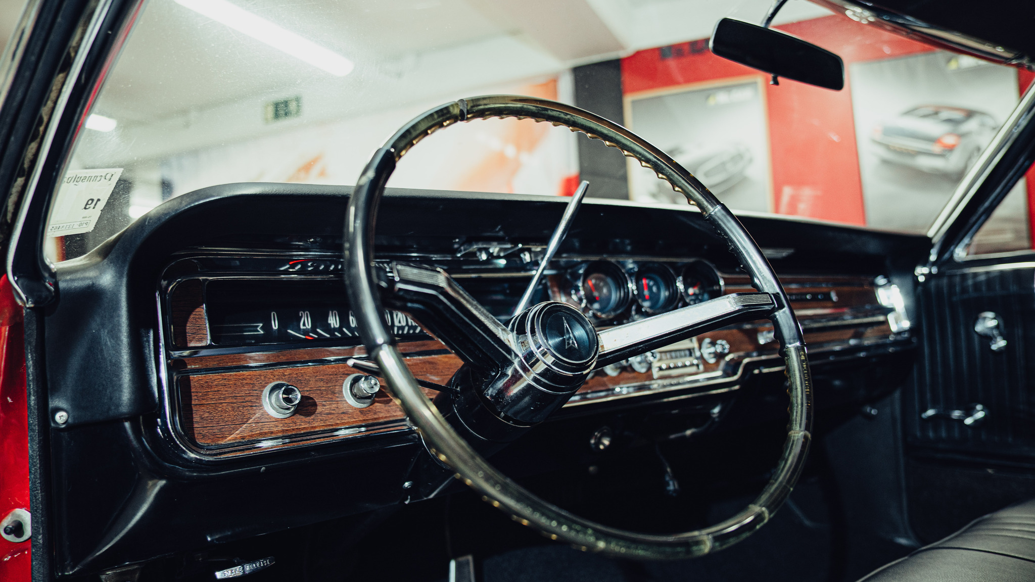 Interiörbild 1965 Pontiac Bonneville Cabriolet 6.4 V8