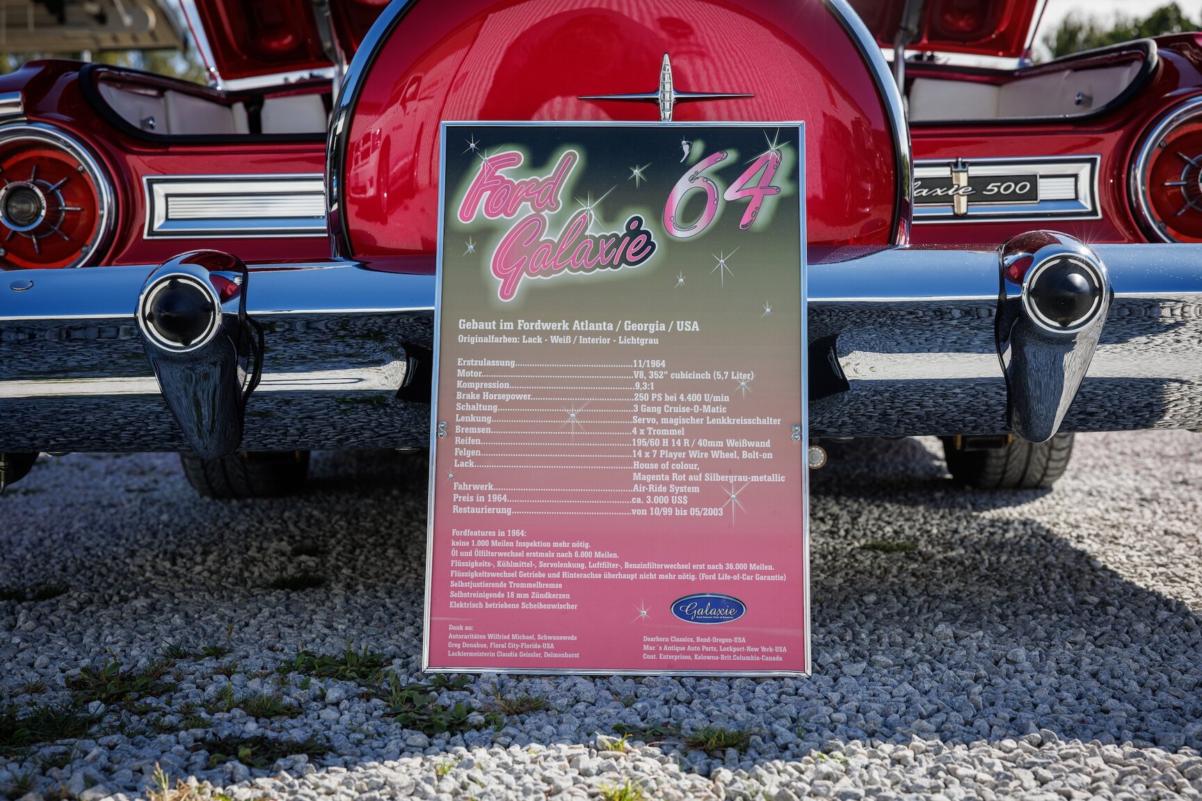 Dokumentation, 1964 Ford Galaxie 500