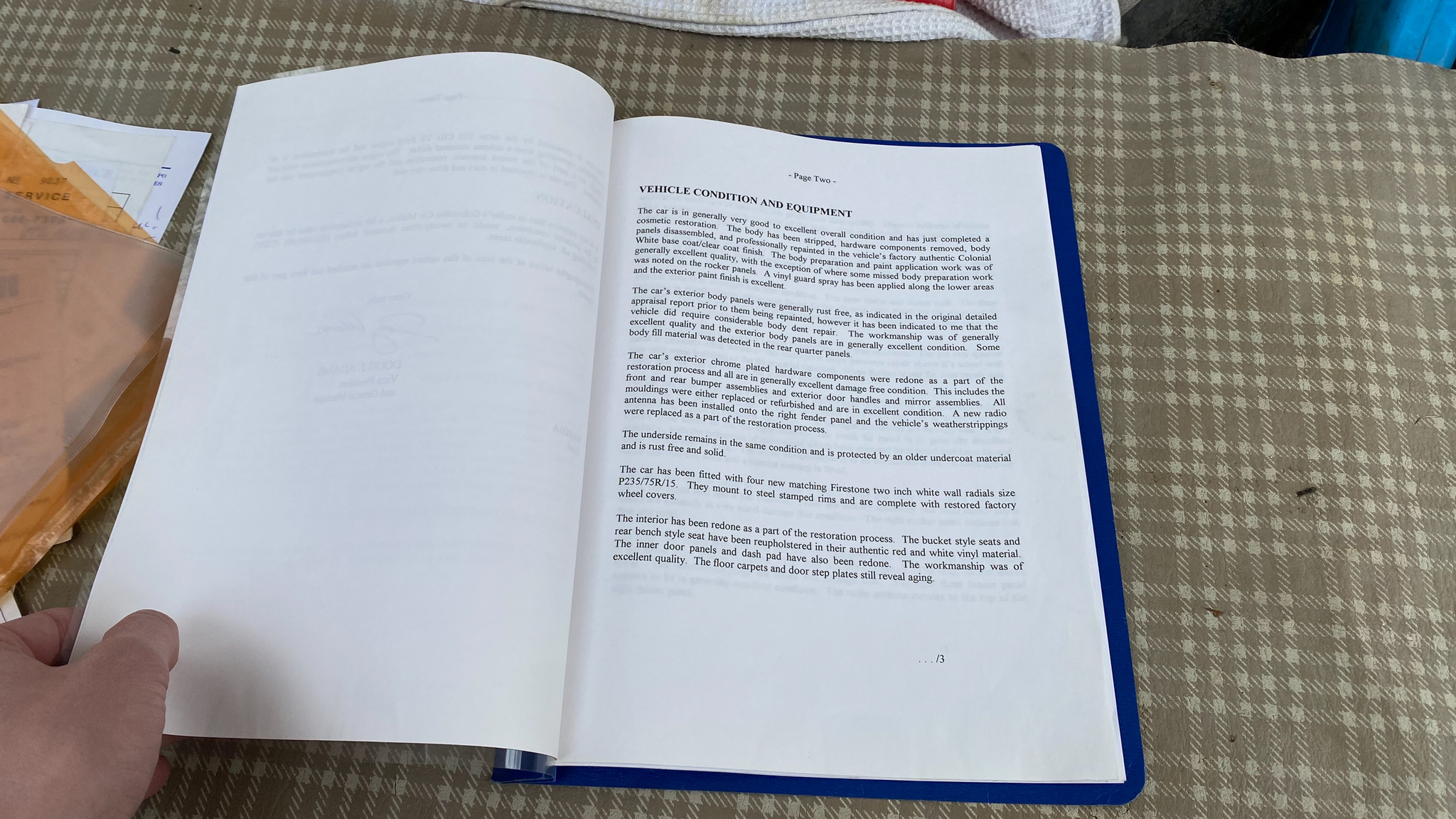 Dokumentation för 1959 Ford Thunderbird hardtop (91)