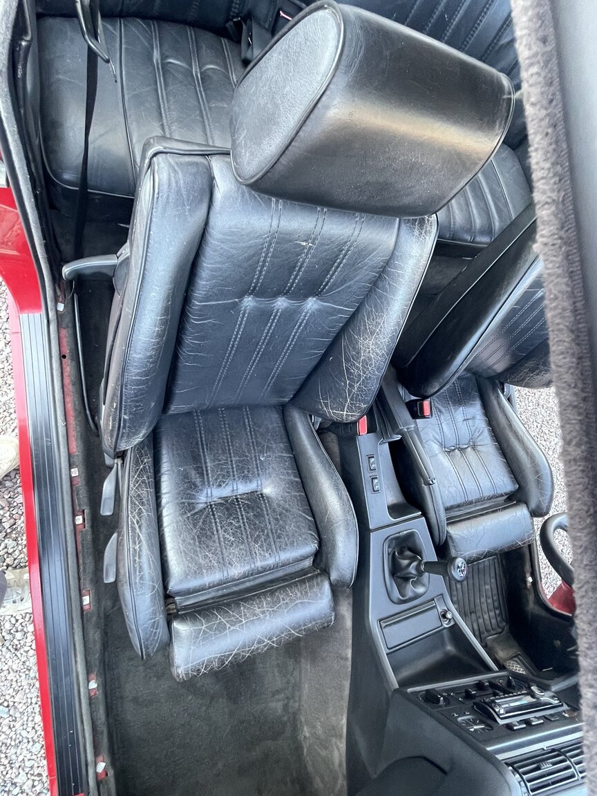 Interiörbild 1987 BMW 320i