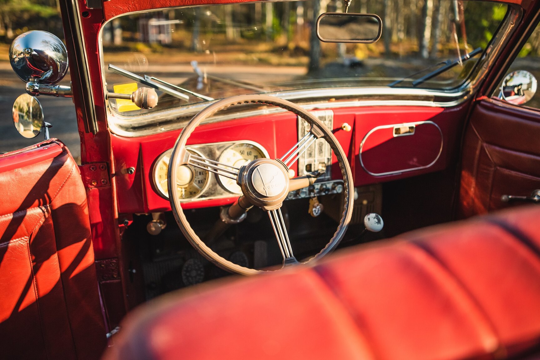 Interior image of 1938 Dodge Six Convertible Coupé