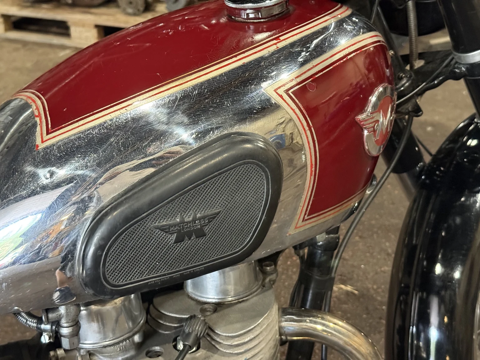 Aussenfoto 1955 Matchless G 9 (22)