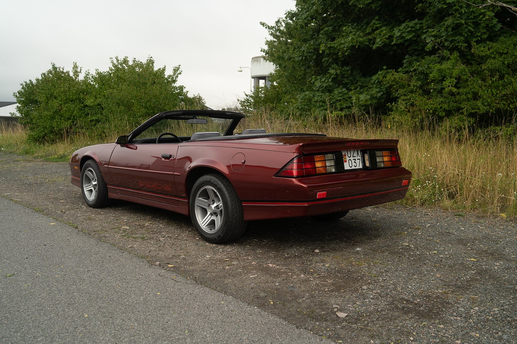 Exterior image of 1988 Chevrolet Camaro Z28 Iroc-Z Convertible