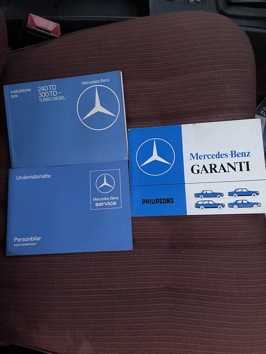Dokumentation för 1983 Mercedes-Benz 300 TDT