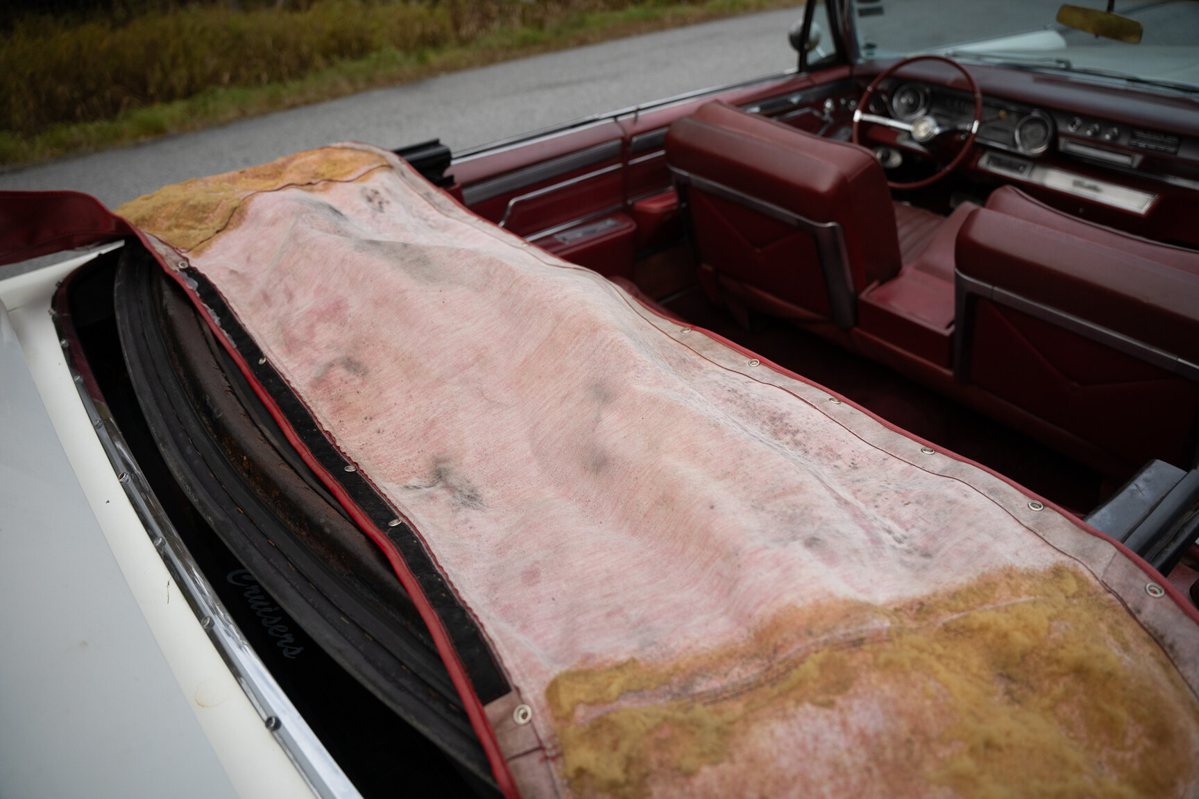 Interiörbild 1965 Cadillac De Ville convertible