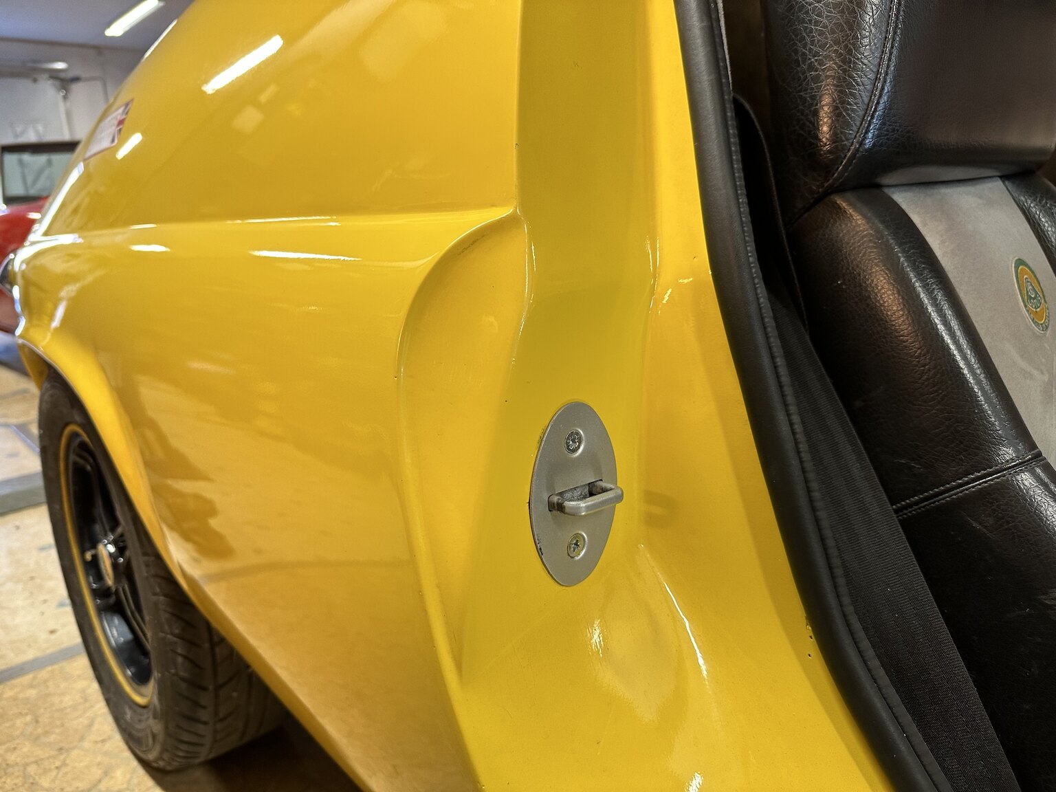 Innenraumfoto von 1970 Lotus Europa S2