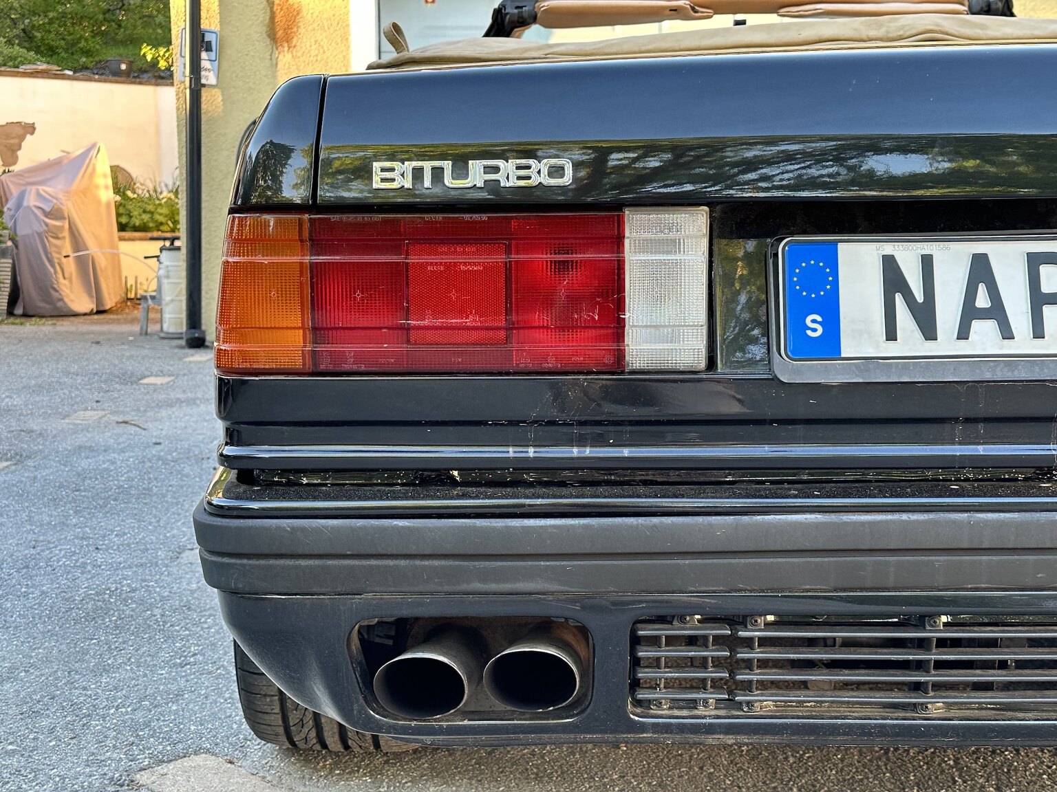 Aussenfoto 1987 Maserati Biturbo Spyder