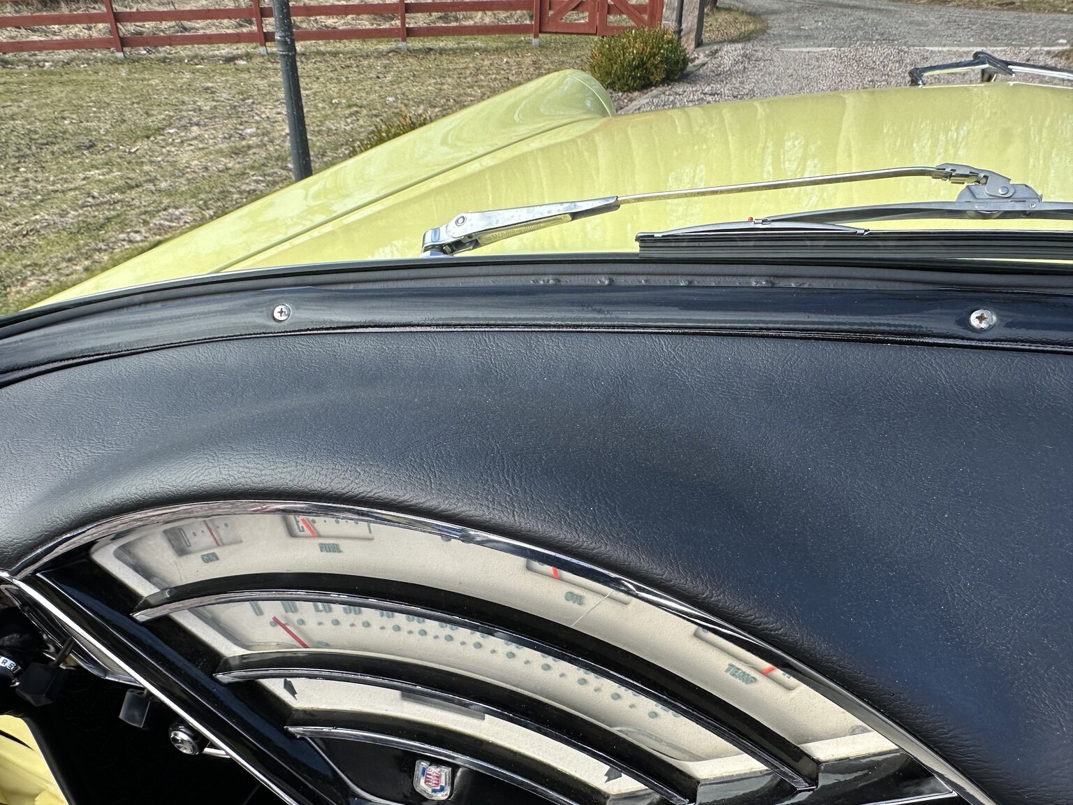 Interiörbild 1955 Mercury Montclair
