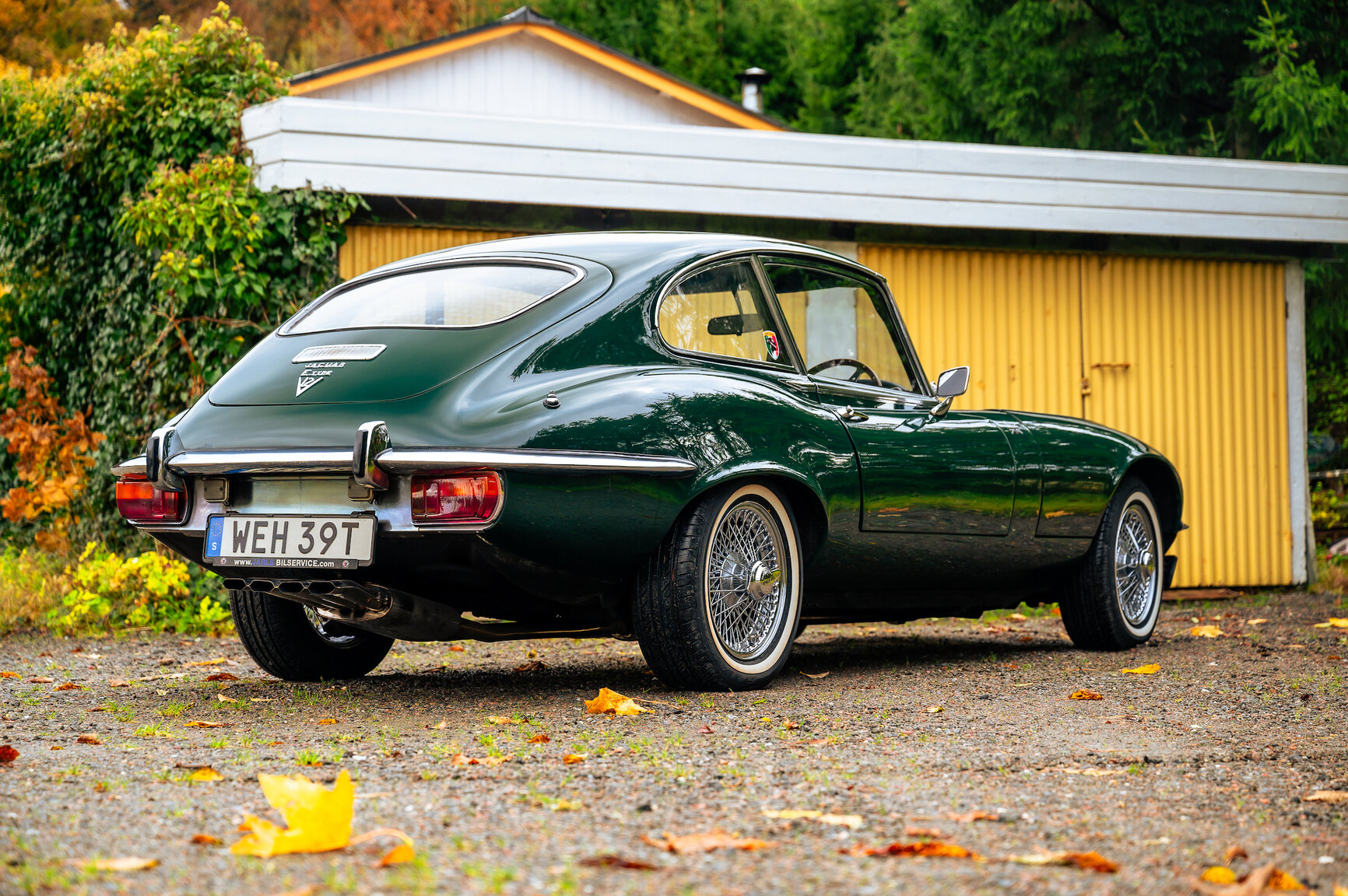 Exteriörbild på 1973 Jaguar E-Type V12