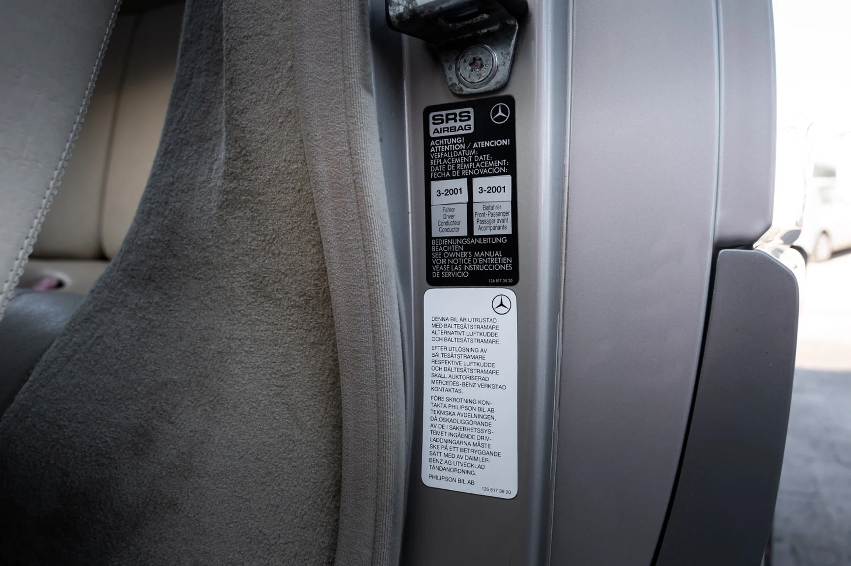 Dokumentation, 1991 Mercedes-Benz 500 SL (28)