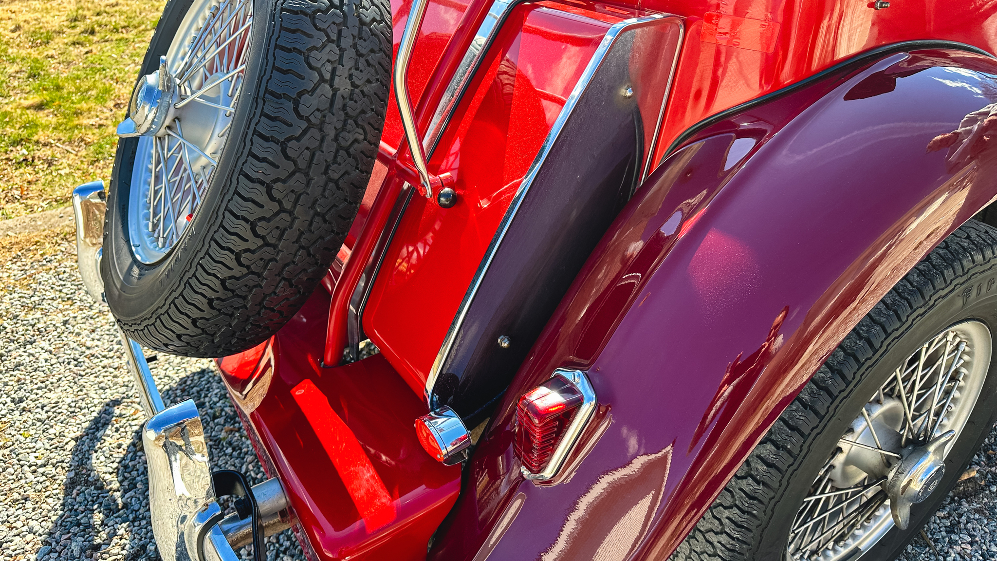 Aussenfoto 1951 MG TD MIDGET