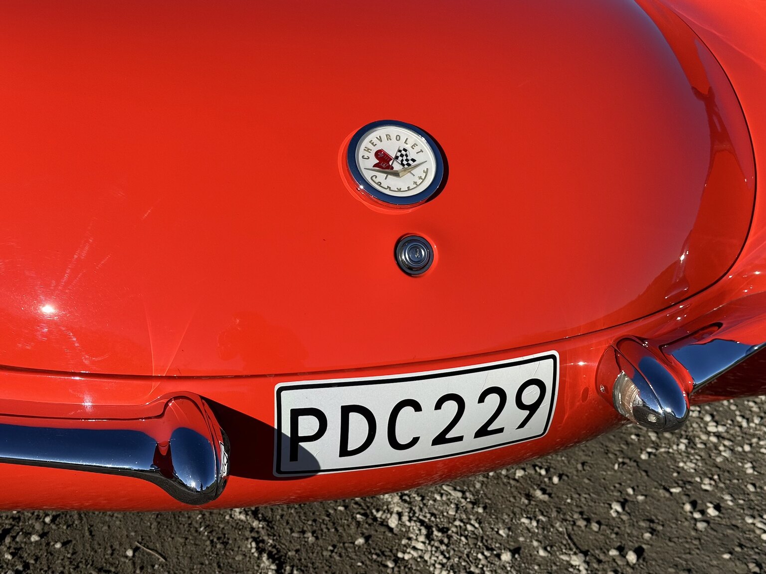 Exteriörbild på 1956 Chevrolet Corvette 