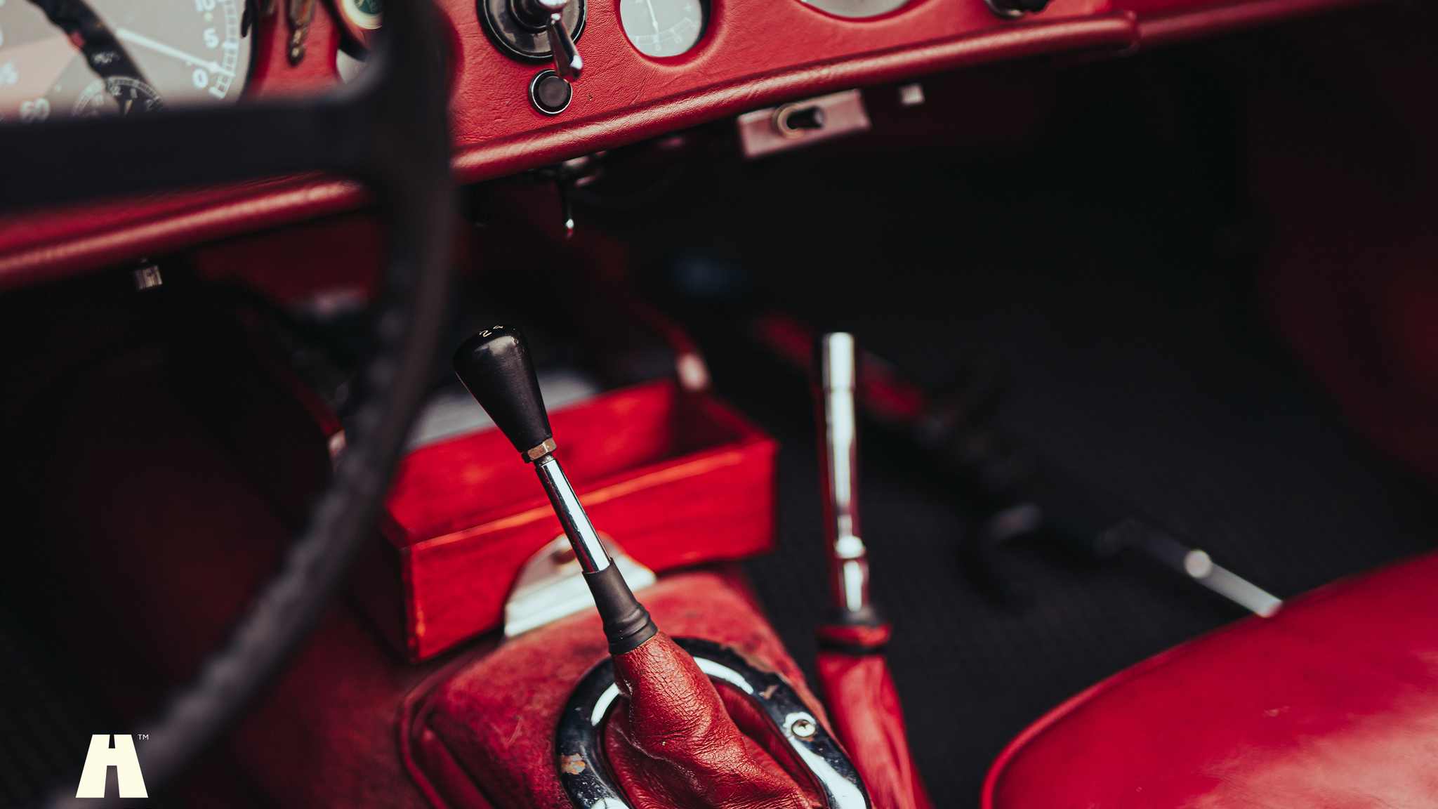 Interiörbild 1951 Jaguar XK120