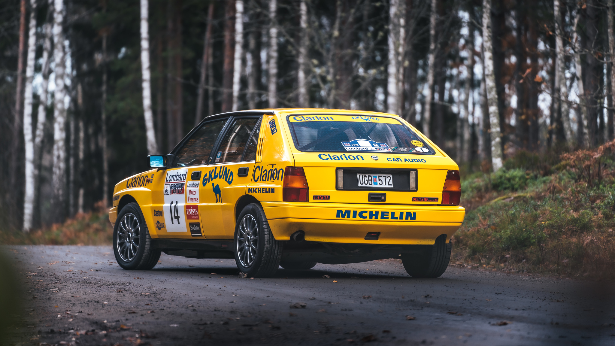 Exteriörbild på 1990 Lancia Delta Integrale 16V Per Eklund Replica