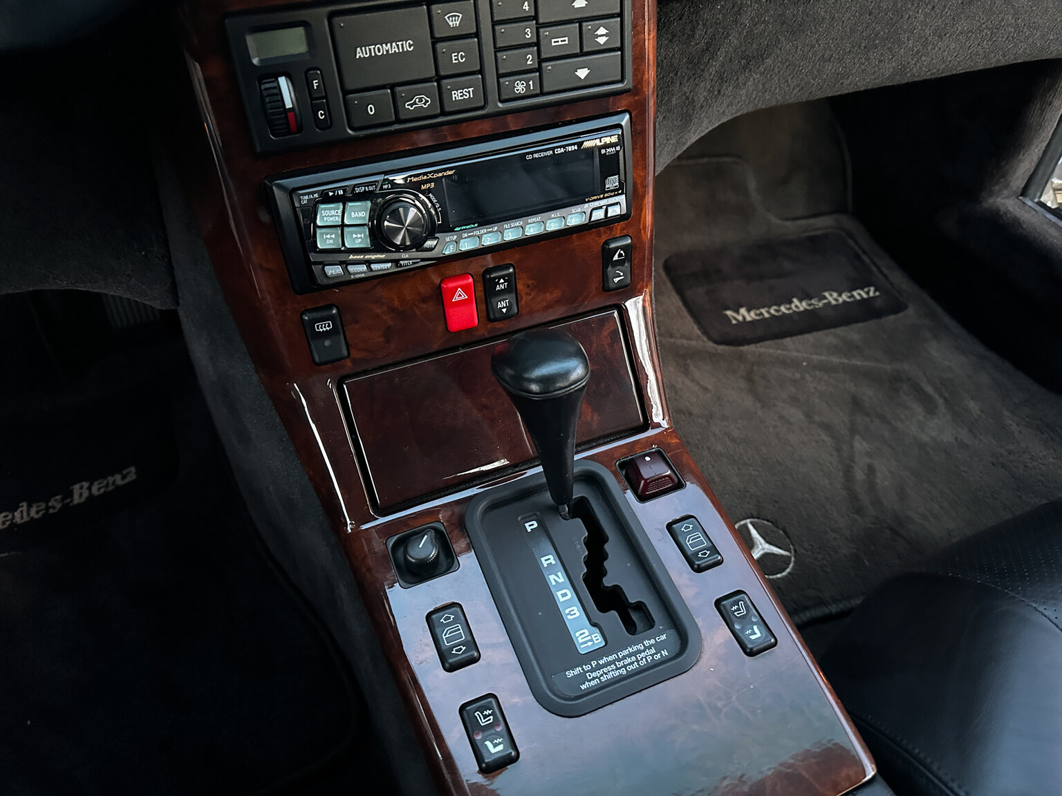 Interiörbild 1990 Mercedes-Benz SL500