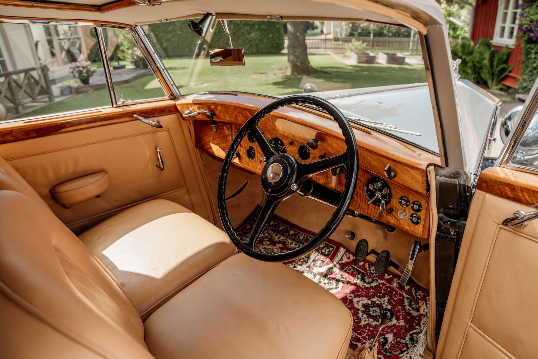 Interiörbild 1949 Rolls Royce Silver Wraith