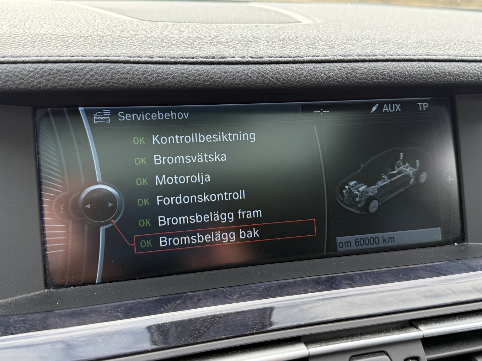 Interiörbild 2009 BMW 750Li