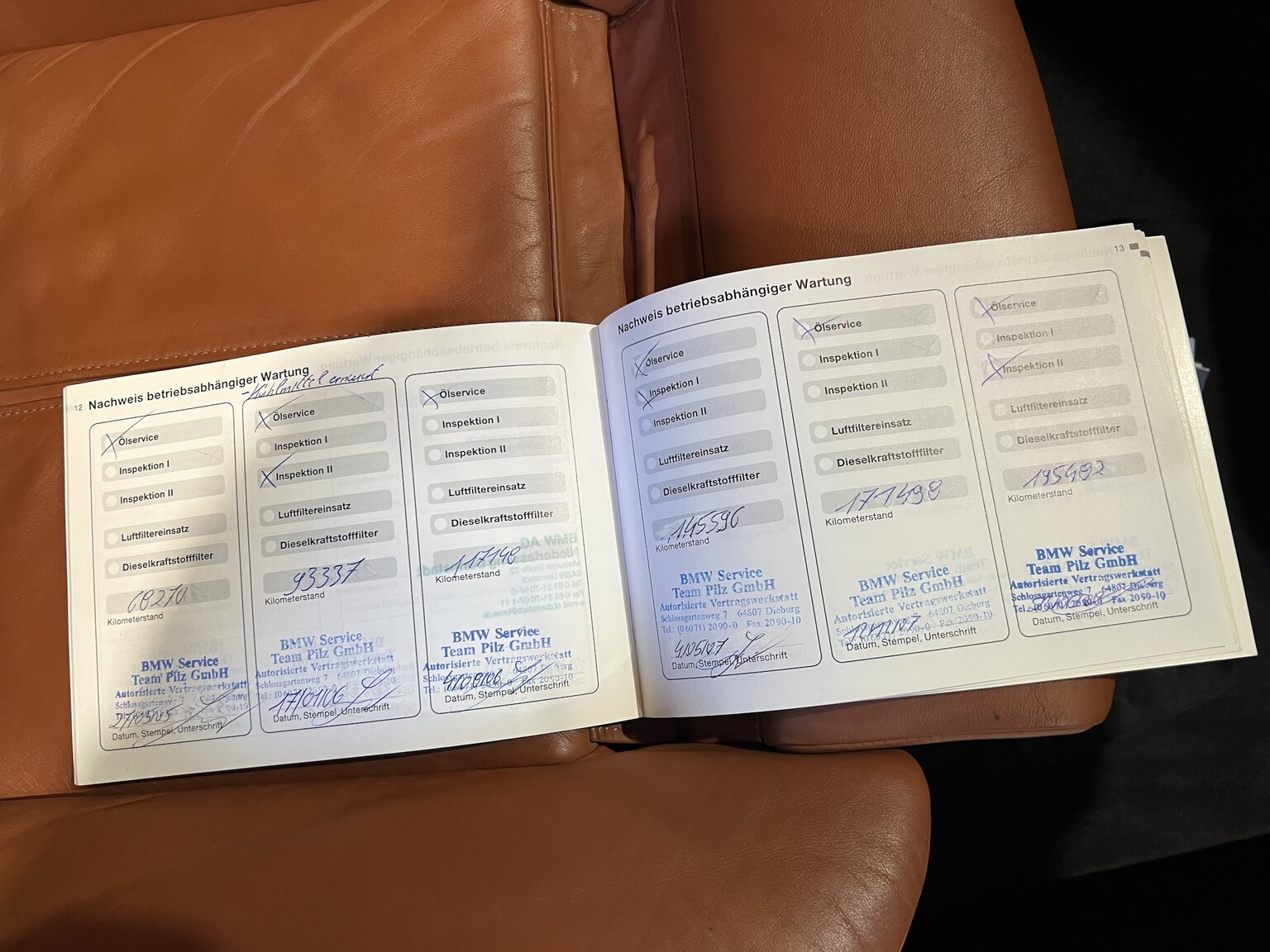 Dokumentation för 2003 BMW 540i Touring