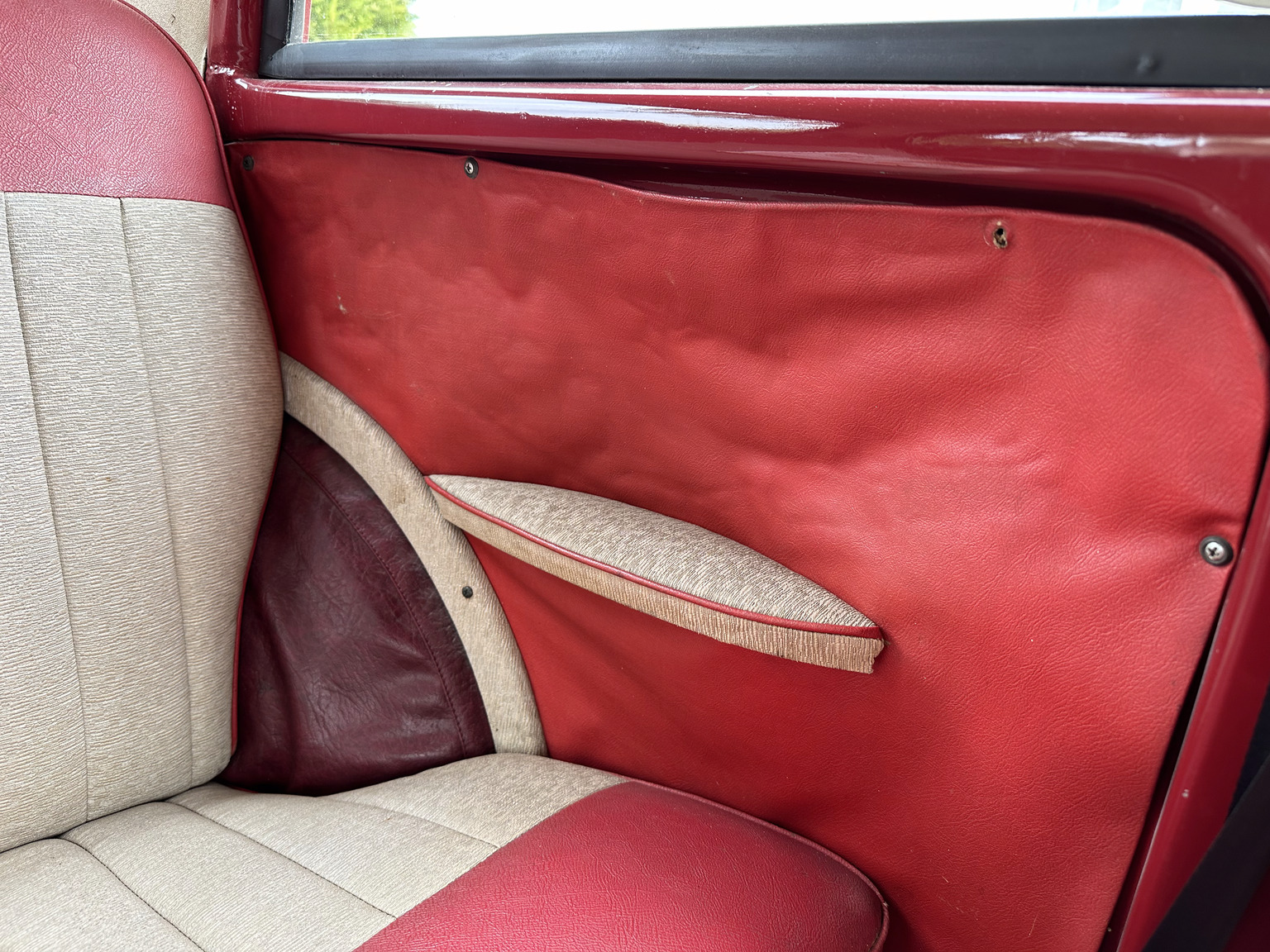 Interiörbild 1958 Morris Minor 1000