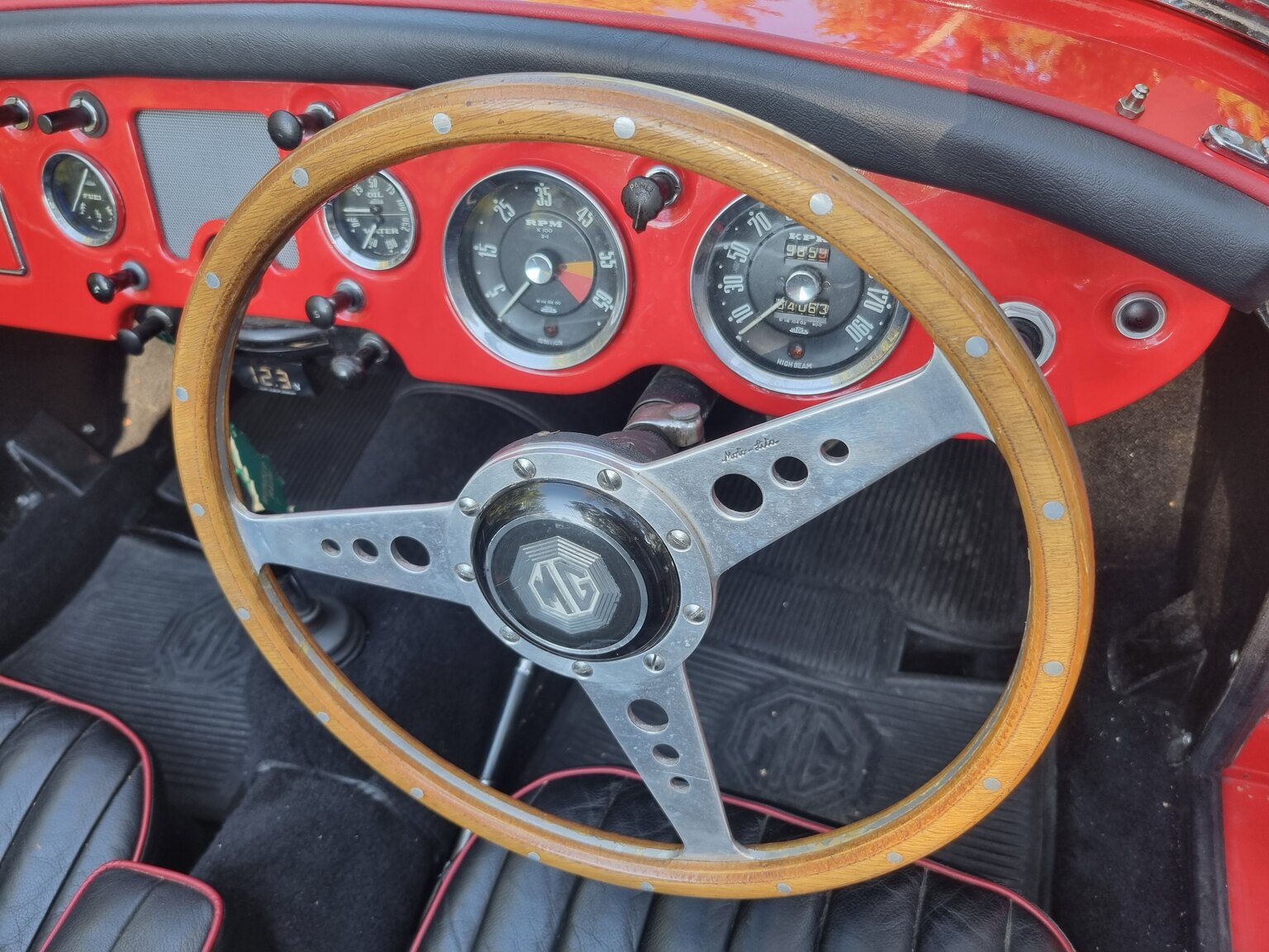 Interior image of 1956 MG MGA 1500