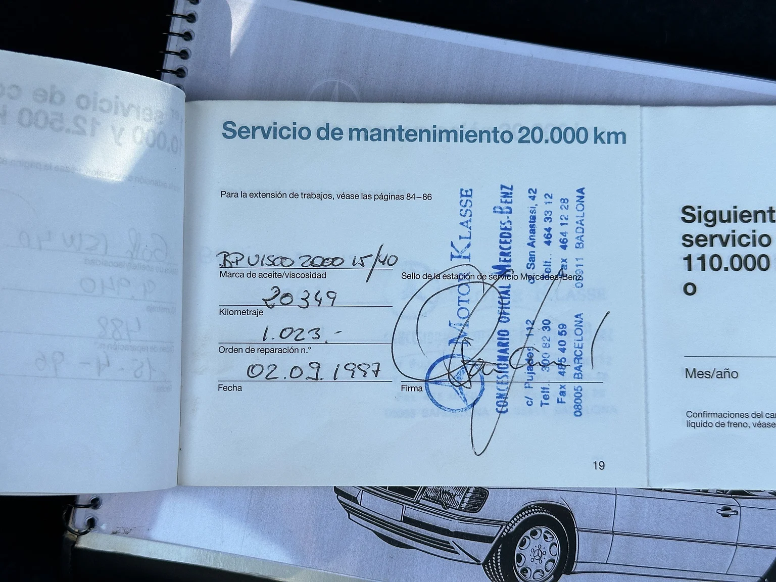 Dokumentation för 1993 Mercedes-Benz 300 CE-24 Cabriolet (5)