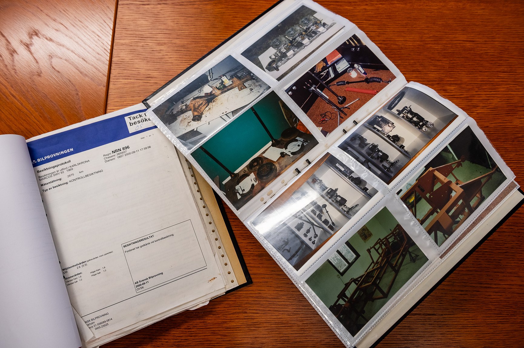 Documentation for 1969 Marcos 3000 GT