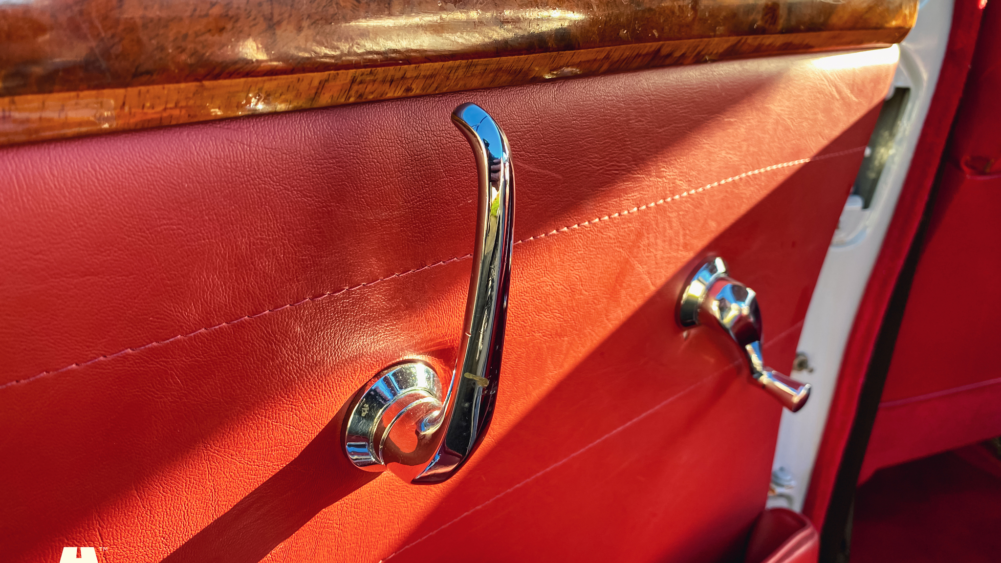 Interiörbild 1961 Jaguar Mark 2