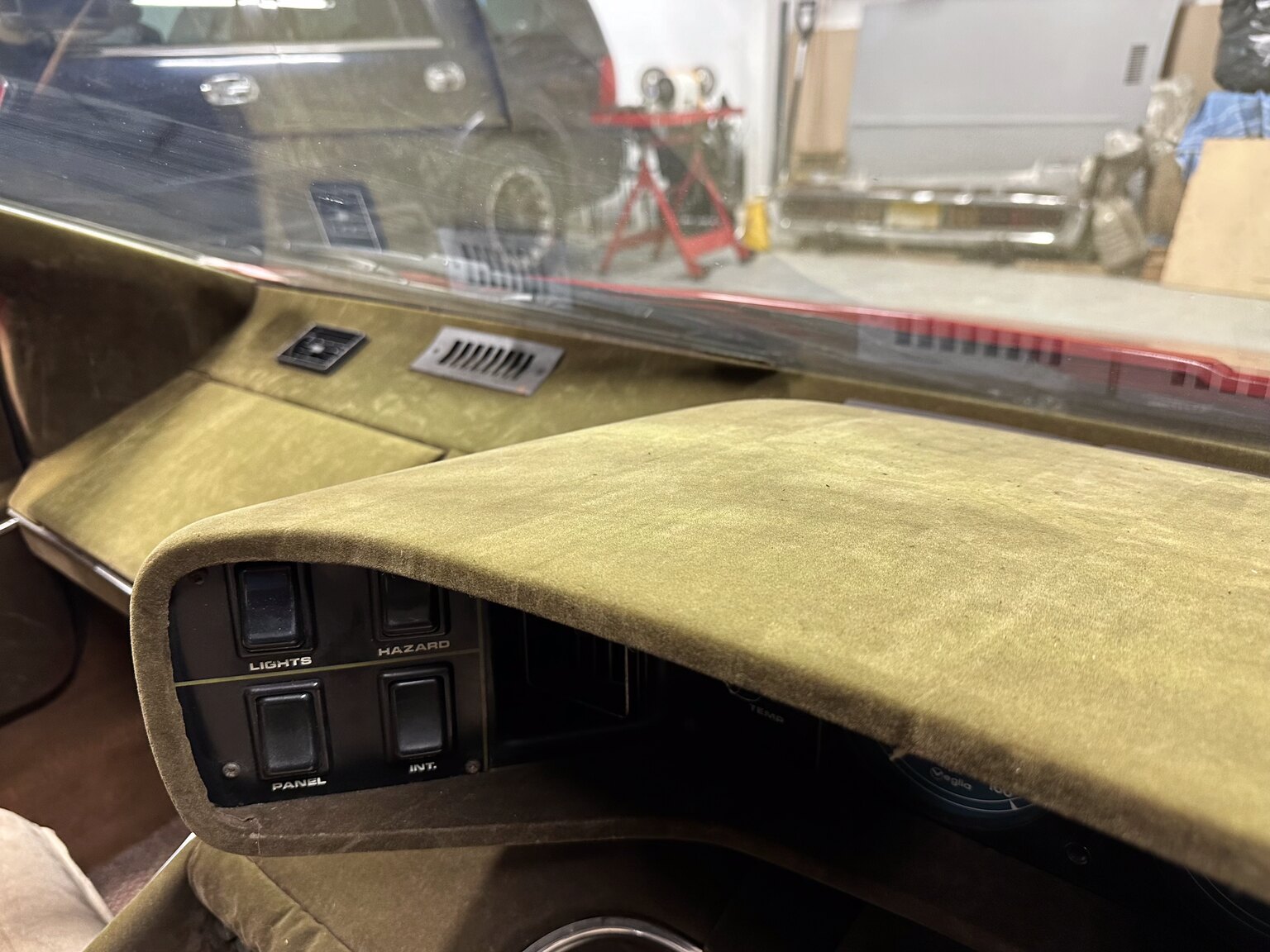 Innenraumfoto von 1977 Lotus Esprit S1