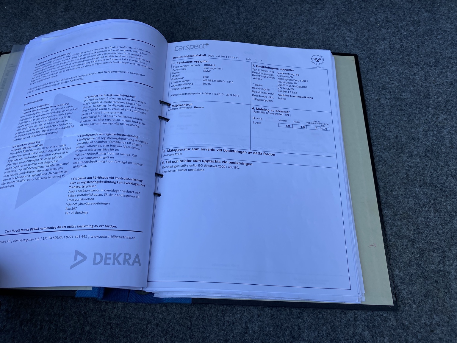 Dokumentation för 2001 BMW E46 325 Cabriolet (32)