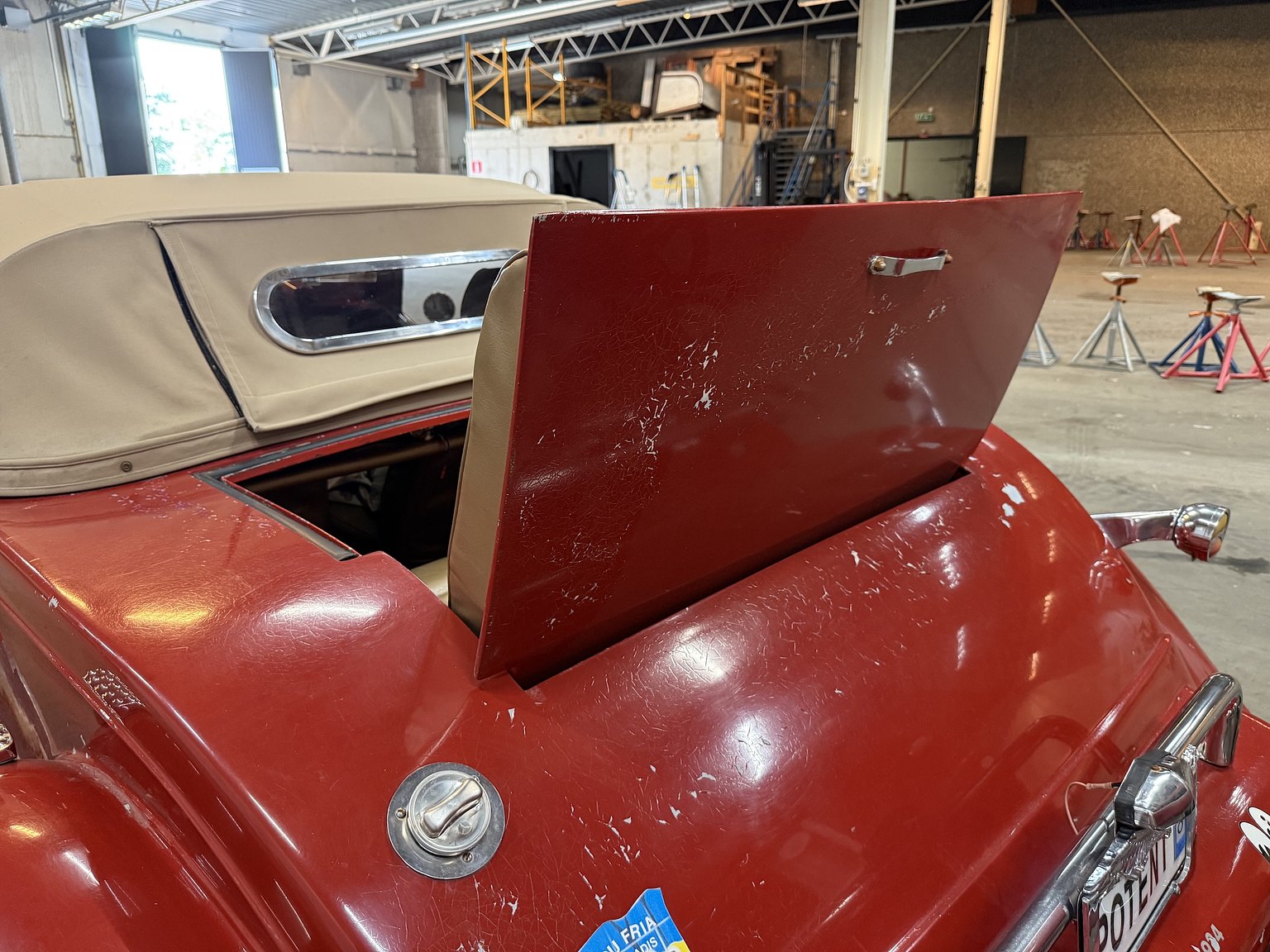 Interiörbild 1965 Duesenberg Roadster/StreetRod Replika 