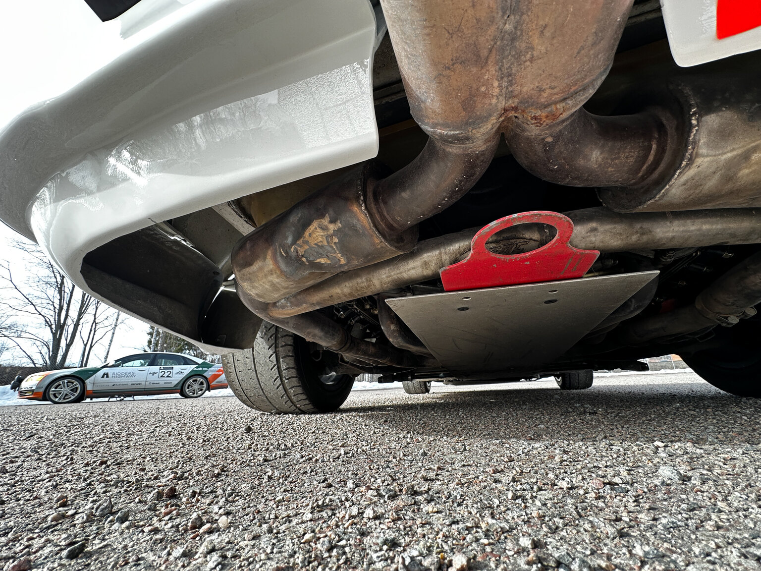 Image of 1977 Porsche 911 RSR Rallycar mechanics