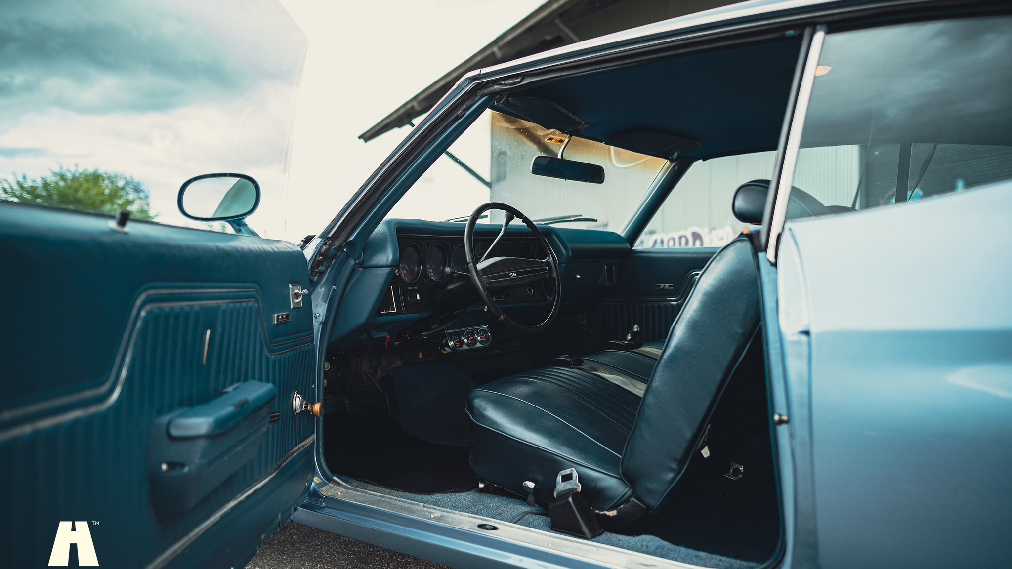 Interiörbild 1971 Chevrolet Chevelle SS 454
