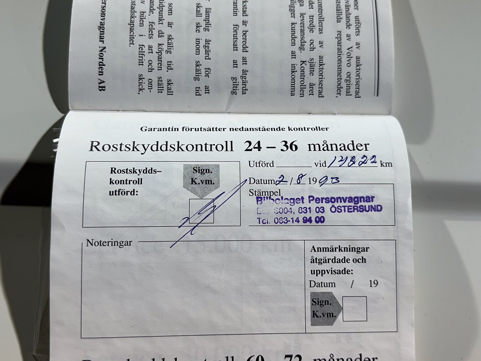 Documentation for 1991 Volvo 240 GLT