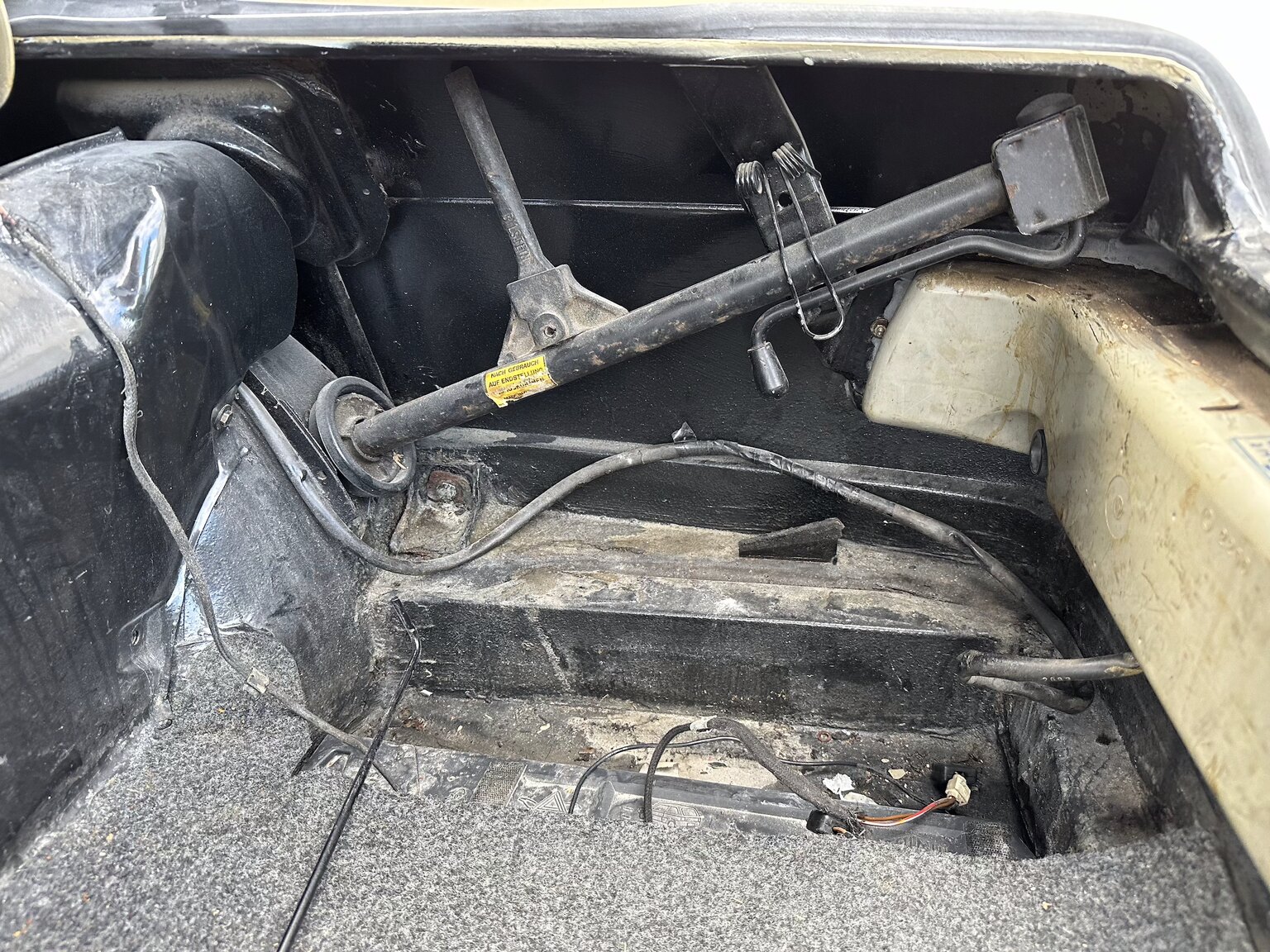 Interiörbild 1974 Mercedes benz 450 SL