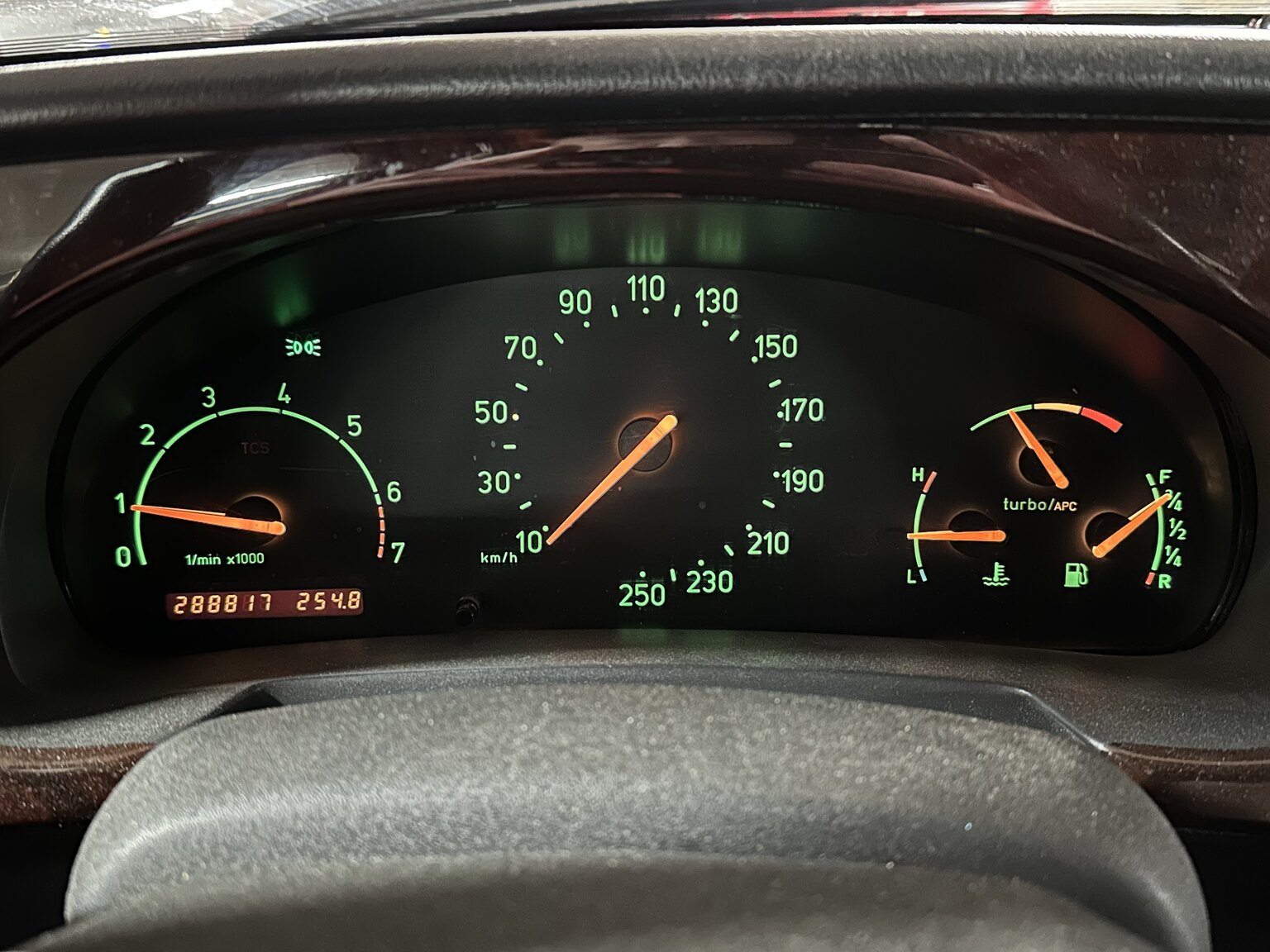 Interiörbild 1997 Saab 900 Cabriolet - En ägare