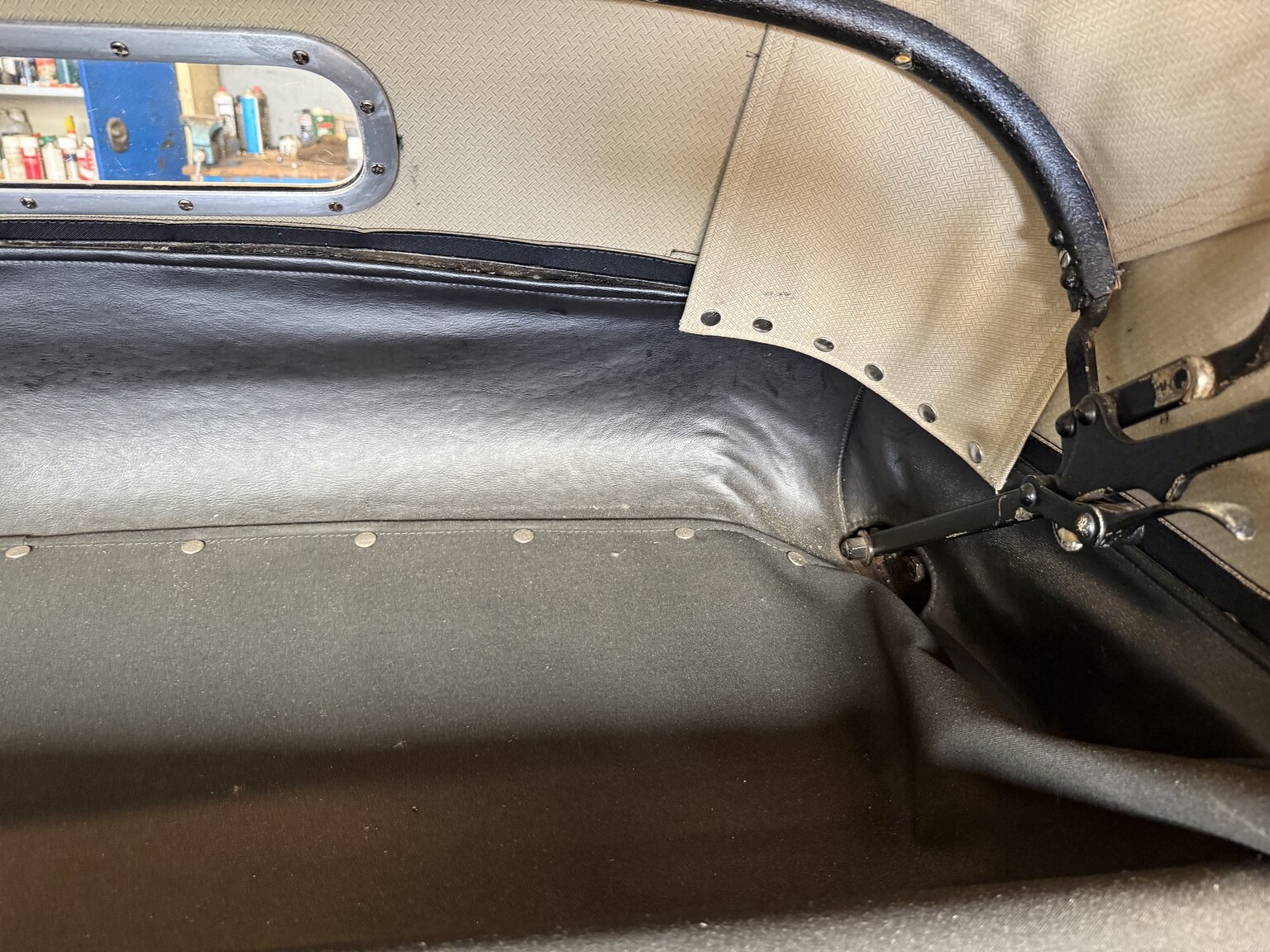 Interiörbild 1939 Citroën Berline 11 Sport Convertible