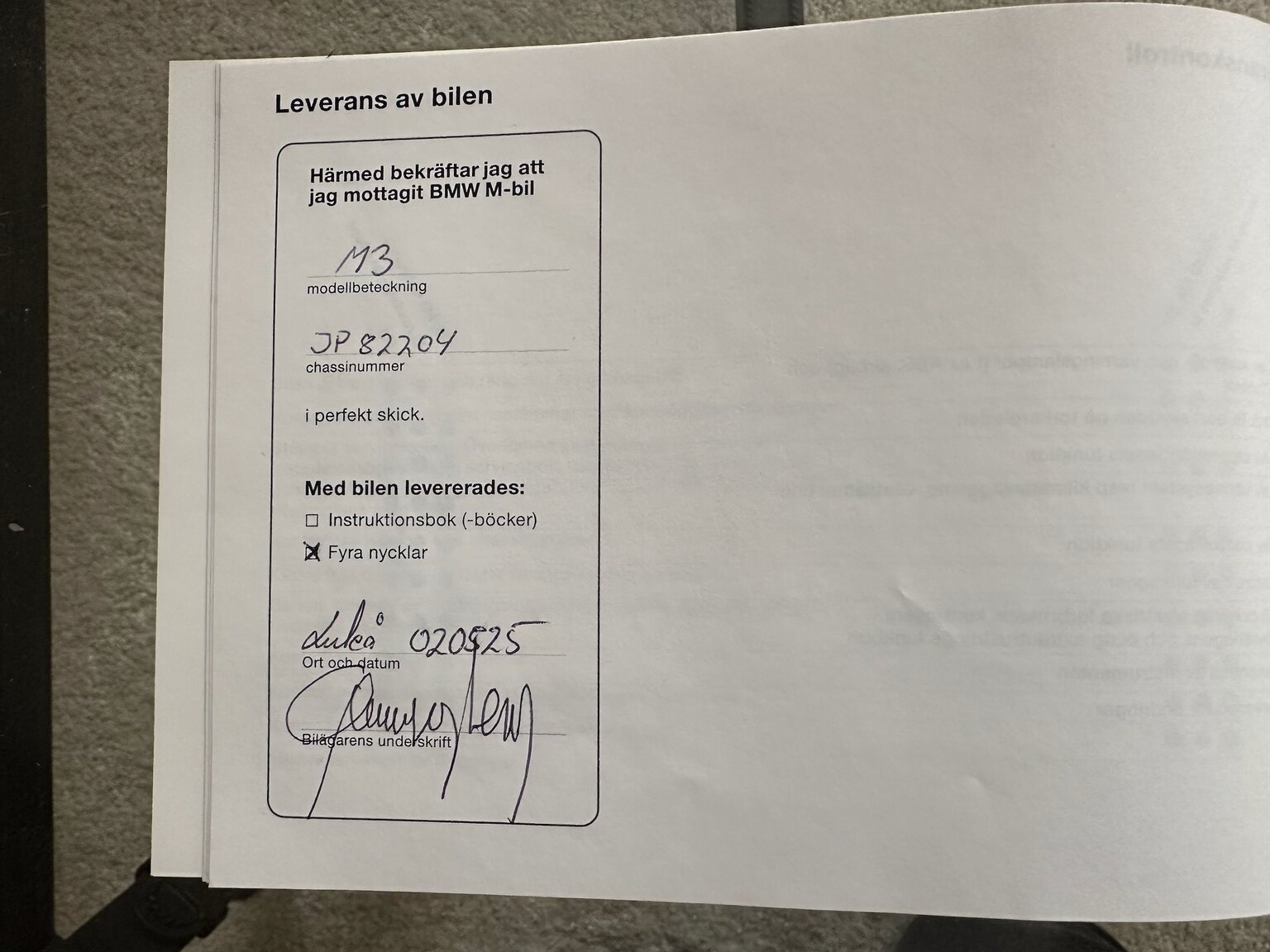 Dokumentation, 2002 BMW M3 Coupé (9)