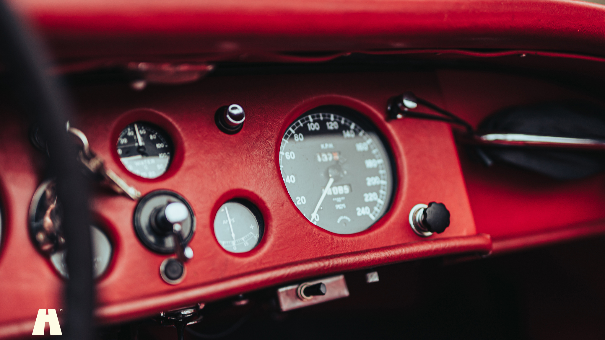 Interiörbild 1951 Jaguar XK120