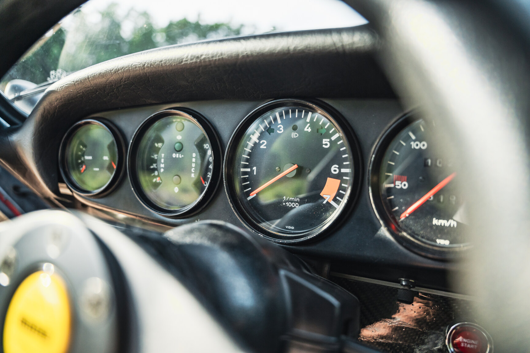 Interiörbild 1973 Porsche 911 SFRO