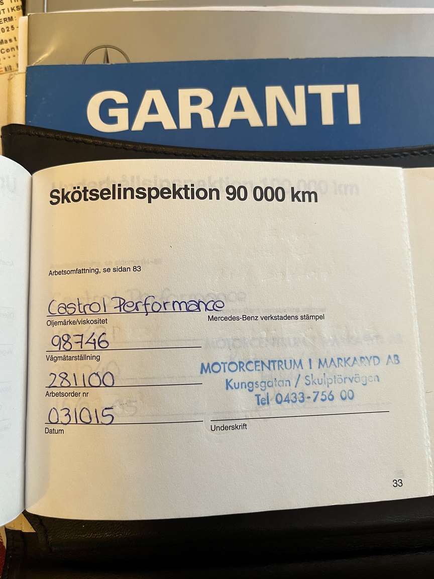 Dokumentation för 1992 Mercedes-Benz 600 SEL